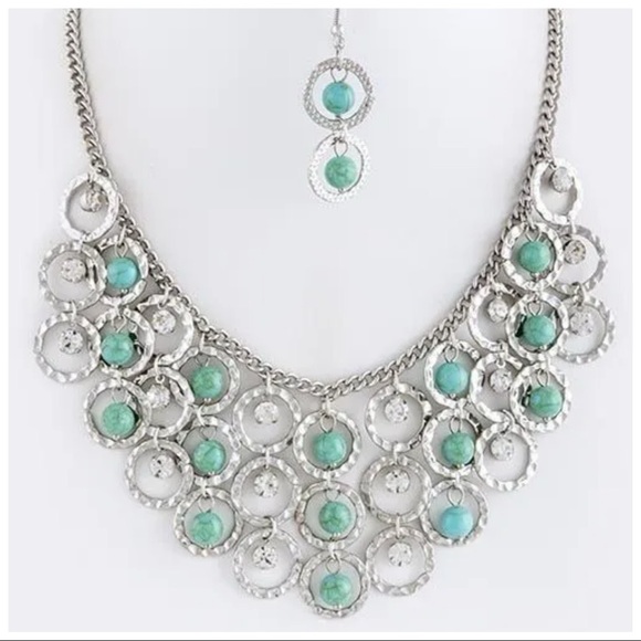 Handmade Hammered Bead Necklace - Picture 1 of 7